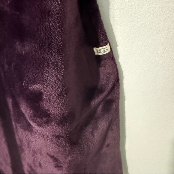 UGG Women's Cozy Dark Purple Robe - Picture 6 of 7